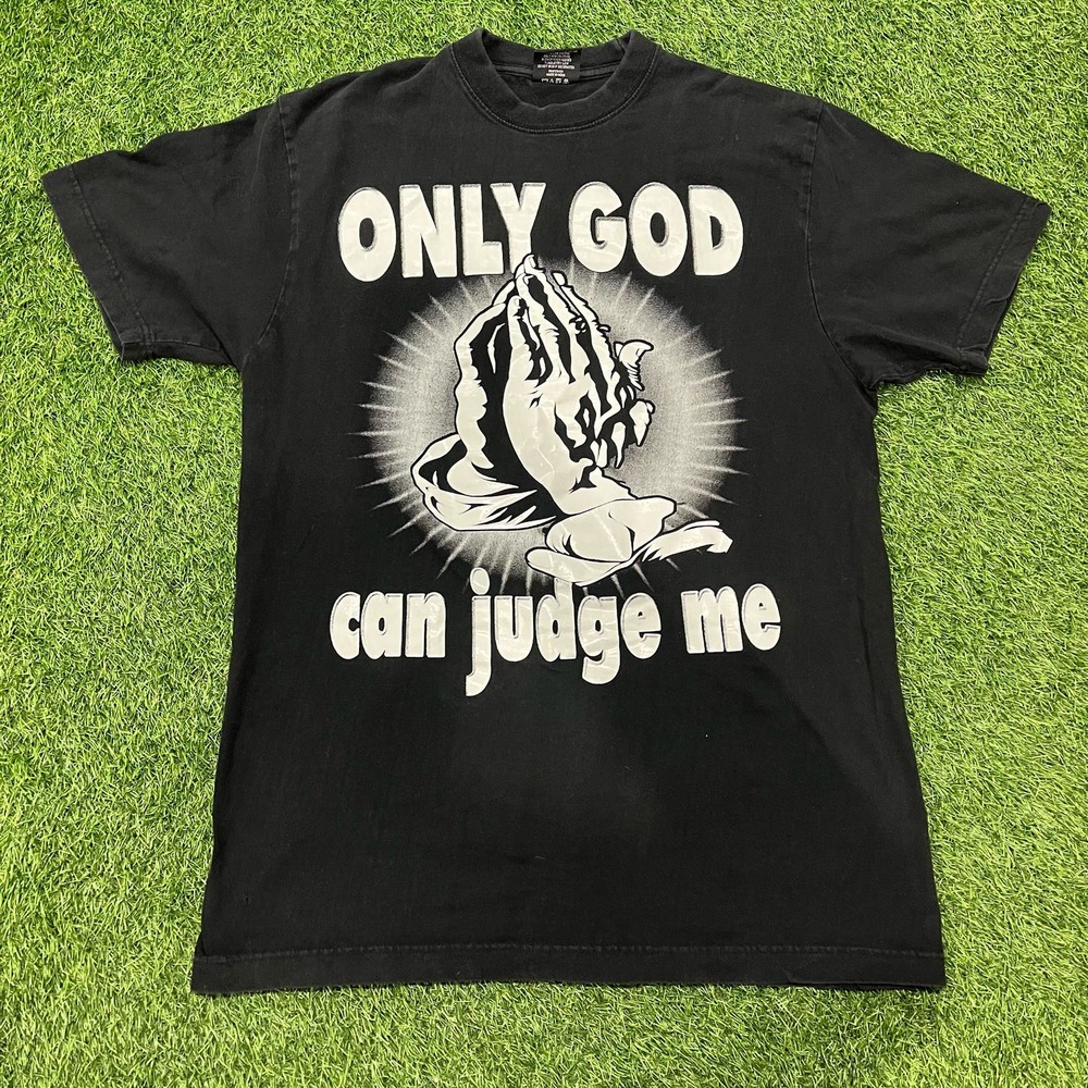 Vintage "Only GOD can judge me" Flying Horse Graphic Tee